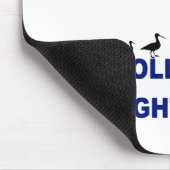 野鳥観察の飛行経路 マウスパッド (コーナー)