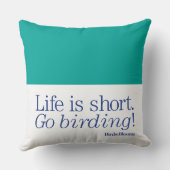 野鳥観察は行きます! クッション (裏面)