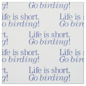 野鳥観察は行きます! ファブリック (見本)