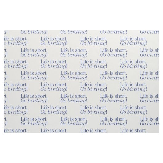 野鳥観察は行きます! ファブリック (ファットクウォーター)