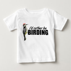 野鳥観察ウッドペッカー ベビーTシャツ