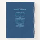 「野鳥観察ジャーナル」スパイラルノートブック ノートブック (裏面)