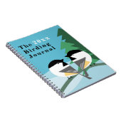 野鳥観察ノートブックの仕訳帳 ノートブック (右側)