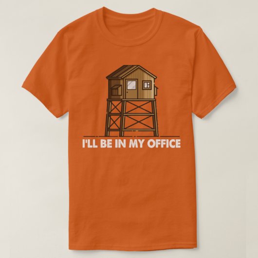 野鳥観察バードウォッチング鳥類学者 Tシャツ (デザイン正面)