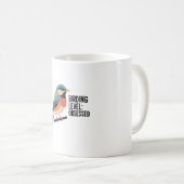 野鳥観察レベル:取り付けカラフル- Birdwatcher Des コーヒーマグカップ (正面右)