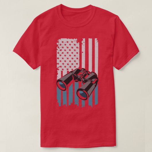 野鳥観察引用文 Tシャツ (デザイン正面)