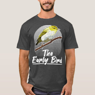野鳥観察引用文 Tシャツ
