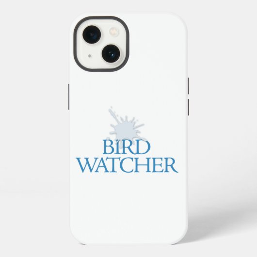 野鳥観察者 iPhoneケース (裏面)