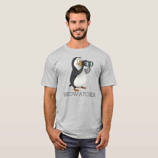 野鳥観察者 Tシャツ (正面フル)