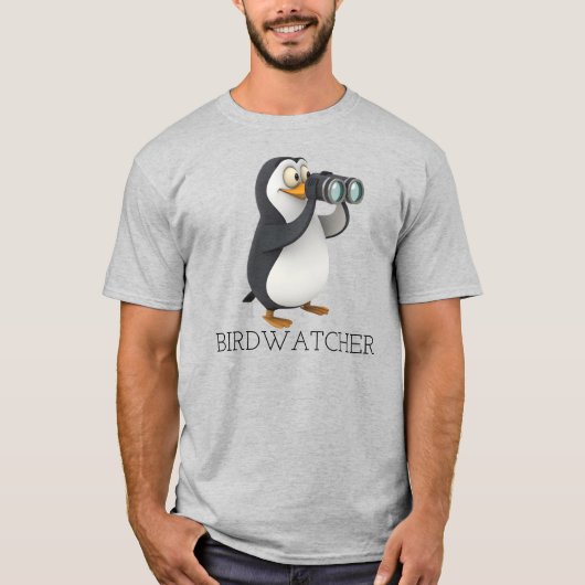 野鳥観察者 Tシャツ (正面)