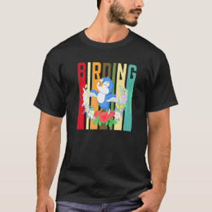 野鳥観察鳥観察 Tシャツ