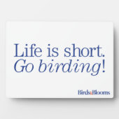 野鳥観察! フォトプラーク (正面)