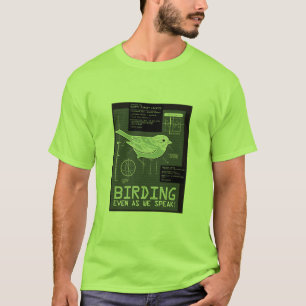 野鳥観察。 私達が話す一方で! Tシャツ