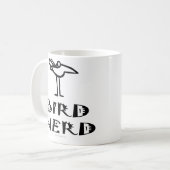 野鳥観察、鳥観察、鳥類学 コーヒーマグカップ (正面左)