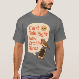 野鳥観察for Millennals おもしろい Birdwatcher boy Tシャツ