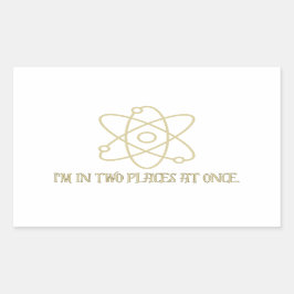 量子おもしろい整備士 長方形シール