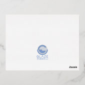 量子の心 箔招待状ポストカード (裏面)