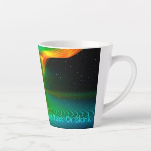 量子もつれ カフェラテマグ (右)