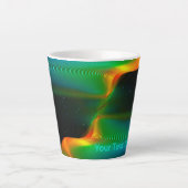 量子もつれ カフェラテマグ (正面)