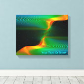 量子もつれ キャンバスプリント (インサイチュ (ウッドフロア))