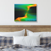 量子もつれ キャンバスプリント (インサイチュ (寝室))