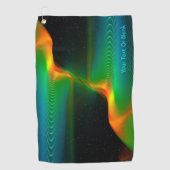 量子もつれ ゴルフタオル (正面)