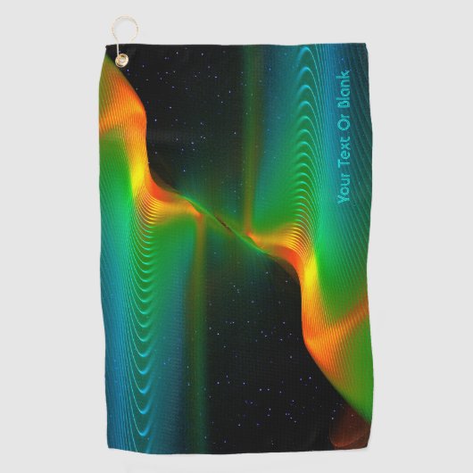 量子もつれ ゴルフタオル (正面)