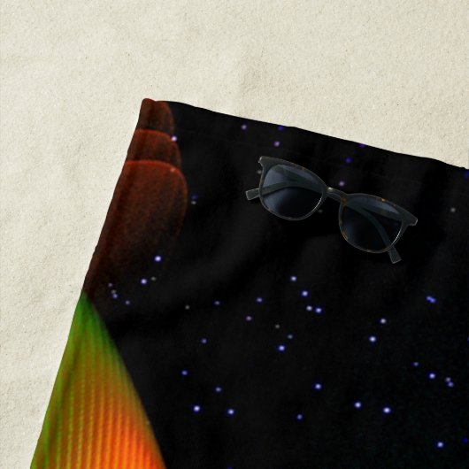 量子もつれ ビーチタオル (インサイチュ)