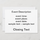 量子もつれ 招待状 (裏面)