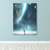 量子エコー キャンバスプリント (インサイチュ (ウッドフロア))