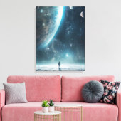 量子エコー キャンバスプリント (インサイチュ (リビング))