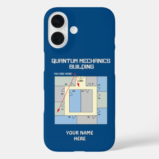 量子カラフル整備士建物 Case-Mate iPhoneケース (裏面)