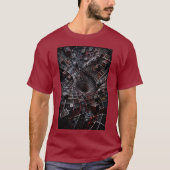 量子グリッド3Dイリュージョンパーカー Tシャツ (正面)