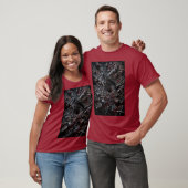 量子グリッド3Dイリュージョンパーカー Tシャツ (ユニセックス)