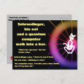 量子コンピュおもしろいータ ポストカード (正面/裏面)