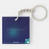 量子コンピュータアクリルキーチェーン キーホルダー (裏面)
