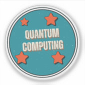 量子コンピューティング科学 シール (正面)