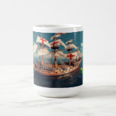 量子チャームAIがサンタマリアv1.0を促した コーヒーマグカップ (中央)