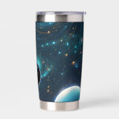 量子トワイライト 保温保冷タンブラー (左面)