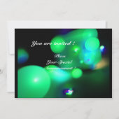 量子バブルブラックグリーン 招待状 (裏面)