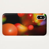 量子バブルレッドホワイトピンク Case-Mate iPhoneケース (裏面(横))