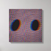 量子フロー フィールド キャンバスプリント (正面)