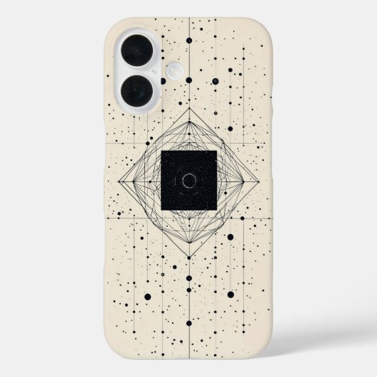 量子中心格子 Case-Mate iPhoneケース (裏面)