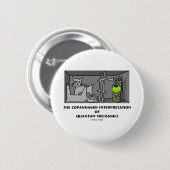 量子力学のCopanhagenの解釈 缶バッジ (正面&裏面)