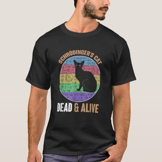 量子力学 物理学者 数学 シュレディンゲ Tシャツ (正面)