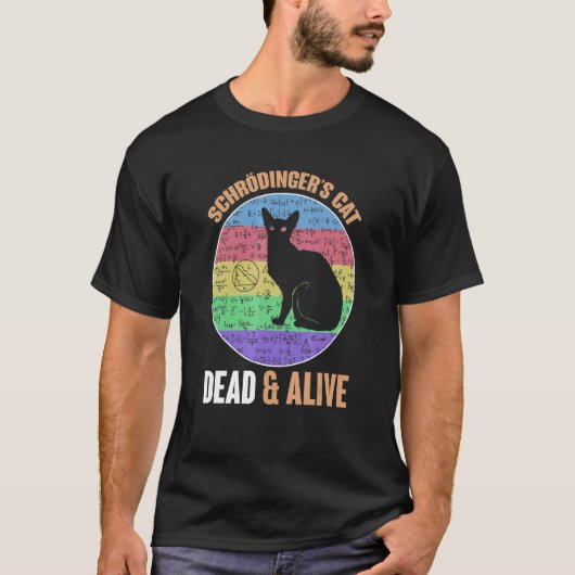 量子力学 物理学者 数学 シュレディン Tシャツ (正面)