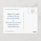 量子呼び来出し ポストカード (裏面)