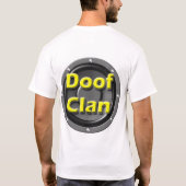 量子場DJの警告 Tシャツ (裏面)