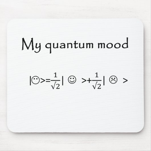 量子態度正規化 マウスパッド (正面)
