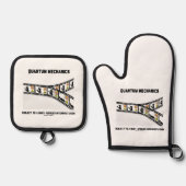 量子整備士多くの世界解釈 鍋つかみ&鍋敷きセット (正面)